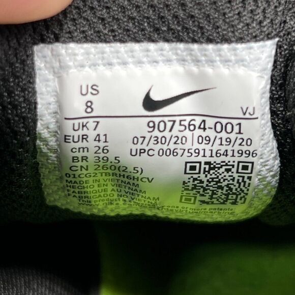 Nike Zoom Rival S 9 Track Shoes Men 8 Black Sprint Sprinting Speed Running Spike - Picture 11 of 11